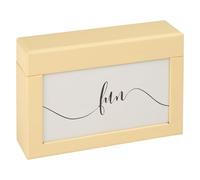 walther design Fun Storage Box, Cream, 100 Photos 10 x 15 cm