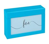 walther design Fun Storage Box, Ocean Blue, 100 Photos 10 x 15 cm