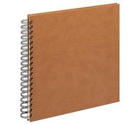 walther Design Photo Album Light Brown 26 x 26 cm Imitation Leather 6SK2626C20E