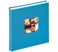 walther Design Photo Album Ocean Blue 30 x 30 cm with Cover Cut-Out, Fun FA-208-U