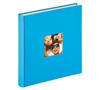 walther Design Photo Album Ocean Blue 33 x 34 cm self-Adhesive Album with Cover Punching, Fun SK-110-U
