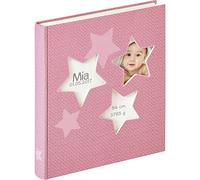 walther Design Photo Album Pink 28 x 30,5 cm Baby Album with Punched Cover, Baby Estrella UK-133-R