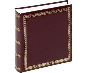 walther Design Photo Album Red 29 x 32 cm Imitation Leather with Embossing, The Chic thick MX-101-R