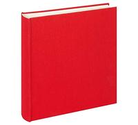 walther Design Photo Album Red 30 x 30 cm Linen, Cloth FA-508-R