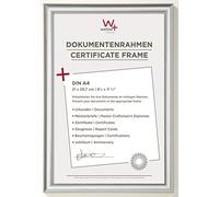 walther design Photo Frame Silver 21 x 29,7 cm (DIN A4) Trendstyle Plastic Frame KP130S