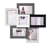 walther design Picture Frame 5X 10x15 cm and 1X 10x10 cm Gallery Home Wooden Frame HO666M
