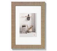 walther design Picture Frame Beige 10 x 15 cm with PassepArtout, Home Wooden Frame HO520C