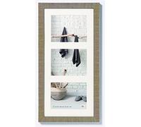 Walther Home Wooden Picture Frame - 23x11 inch - (Insert for 3x 8x6 inch) Beige