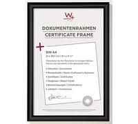walther design Picture Frame Black 21 x 29,7 cm (DIN A4) Trendstyle Plastic Frame KP130B