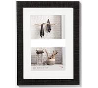 walther design Picture Frame Black 2X 13x18 cm Gallery with PassepArtout, Home Wooden Frame HO218B