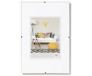 walther design Picture frame clear Glass70 x 100 cm frameless Picture holder RB100K