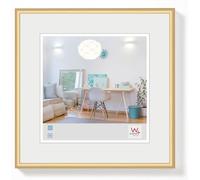 walther Design Picture Frame Gold 10 x 10 cm New Lifestyle Plastic Frame KV010G