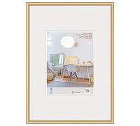 walther Design Picture Frame Gold 40 x 60 cm with Art Glass, New Lifestyle Plastic Frame KVX460G