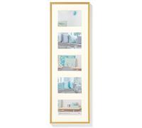 Walther New Lifestyle Multi Aperture Photo Frame Gold for 5 6x4 Photos