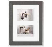 walther design Picture Frame Grey 2X 10x15 cm Gallery with PassepArtout, Home Wooden Frame HO215D