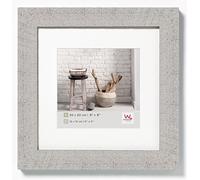 Walther Home Light Grey Wooden Picture Frame - 8×8 inch (6x6 Mount Insert)