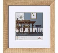 walther design Picture Frame Light Oak 30 x 30 cm with PassepArtout, Fiorito Wooden Frame EF330E
