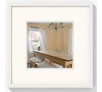 walther Design Picture Frame Polar White 13 x 13 cm Peppers Wooden Frame BP313V