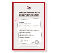 walther design Picture Frame Red 21 x 29,7 cm (DIN A4) New Lifestyle Plastic Frame KV130R