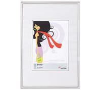 walther design Picture Frame Silver 13 x 18 cm New Lifestyle Plastic Frame KV318S