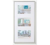 Walther New Lifestyle Multi Aperture Photo Frame Silver for 3 6x4 Photos