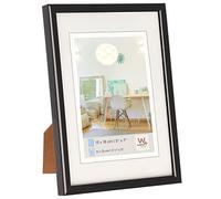 walther Design Picture Frame Steel 29,7 x 42 cm (DIN A3) with Art Glass, New Lifestyle Plastic Frame KVX342D