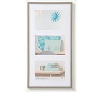 walther design Picture Frame Steel 3x 13x18 cm Gallery with PassepArtout, New Lifestyle Plastic Frame KV338D