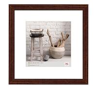 walther design Picture Frame Walnut 40 x 40 cm Home Wooden Frame HO440N