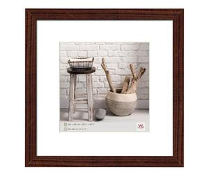 walther design Picture Frame Walnut 40 x 40 cm Home Wooden Frame HO440N