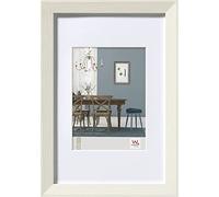walther Design Picture Frame White 30 x 45 cm with PassepArtout, Fiorito Wooden Frame EF045W