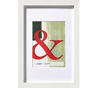 walther design Picture Frame White 40 x 50 cm Genuine Glass Stockholm Wooden Frame EA050W