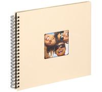 walther Design Photo Album Cream 30 x 30 cm Spiral Album with Punched Cover, Fun SA-110-H