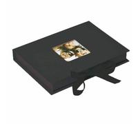 walther Design Storage Boxes Black with Cover Cut-Out, Fun FB-112-B