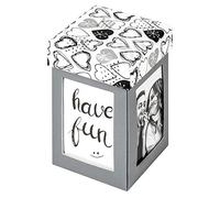 walther Design Storage Boxes Grey 7,6 x 11 cm Photo Gift Box Surprise, Explosion Box FB-280-D