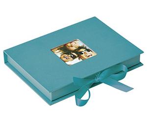walther Design Storage Boxes Petrol Green with Cover Punching, Fun FB-112-K