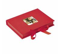 walther Design Storage Boxes Red with Cover Cut-Out, Fun FB-112-R