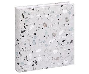 walther design Terrazzo FA-298-3 Photo Album, 30 x 30 cm, Stone Grey