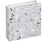 walther design Terrazzo ME-298-3 Photo Album, Memo Slip-In Album, 200 Photos, 10 x 15 cm, Stone Grey