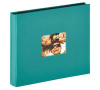 walther Design Photo Album Petrol Green 400 Photos 10x15 cm Stock Album with Cover Punching, Fun EA-110-K