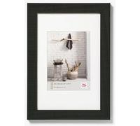 walther design Picture Frame Black 20 x 30 cm with PassepArtout, Home Wooden Frame HO030B