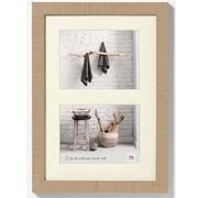Walther Design HO252C Home picture frame, 2X 6 x 8 inch (2X 15 x 20 cm), beige brown