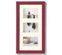 Walther Home Wooden Multi Picture Frame for 3x 6x4 inch - Bordeaux