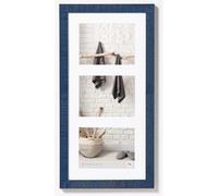 Walther Home Wooden Multi Picture Frame for 3x 7x5 inch - Blue