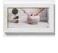Walther Home Wooden Picture Frame - 11.75x6 inch - (No Insert) Polar White