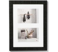 Walther Home Wooden Picture Frame - 14x10 inch (Insert for 2x 7x5 inch) Black