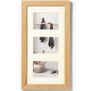 Walther Home Wooden Multi Picture Frame for 3x 6x4 inch - Nature