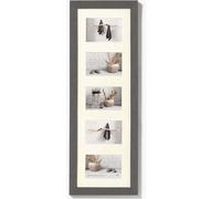 Walther Home Wooden Picture Frame - 28x9 inch - (Insert for 5x 6x4 inch) Grey