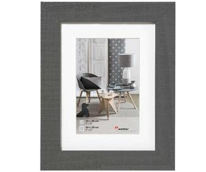 Walther Home Wooden Picture Frame - 8x6 inch - (Insert 6x4 inch) Grey