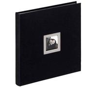 Walther Large Black and Taupe Traditional Photo Album - 50 Black Sides
