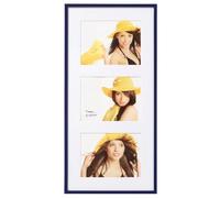 Walther New Lifestyle Multi Aperture Photo Frame Blue for 3 6x4 Photos